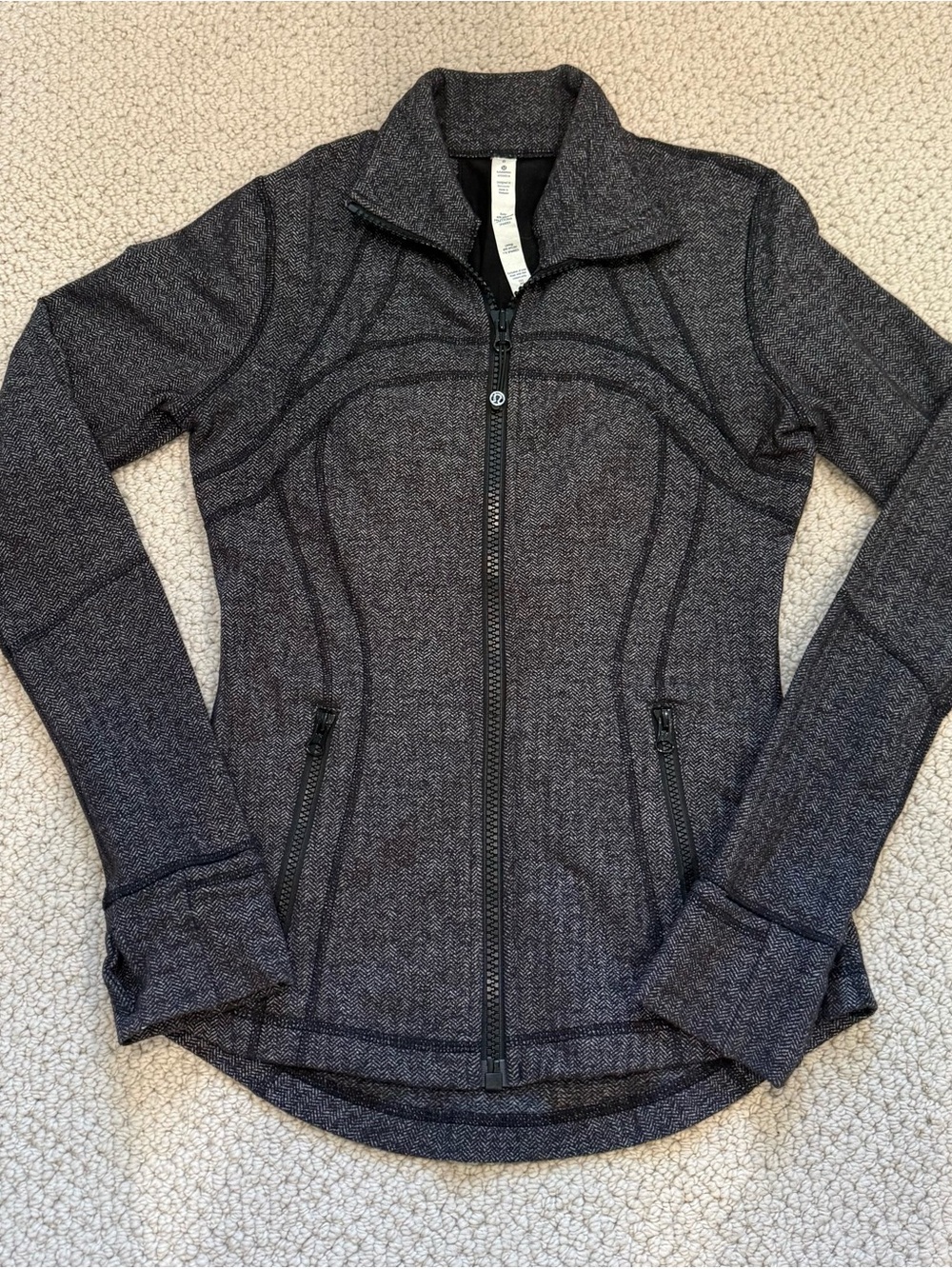 lululemon athletica Heathered Herringbone Full-Zip Define Jacket - Picture 2 of 4